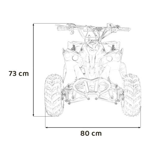 Pojazd Quad Spalinowy RENEGADE HIPERFECT 110CC Zielony PSP.ATV-3C.ZIE
